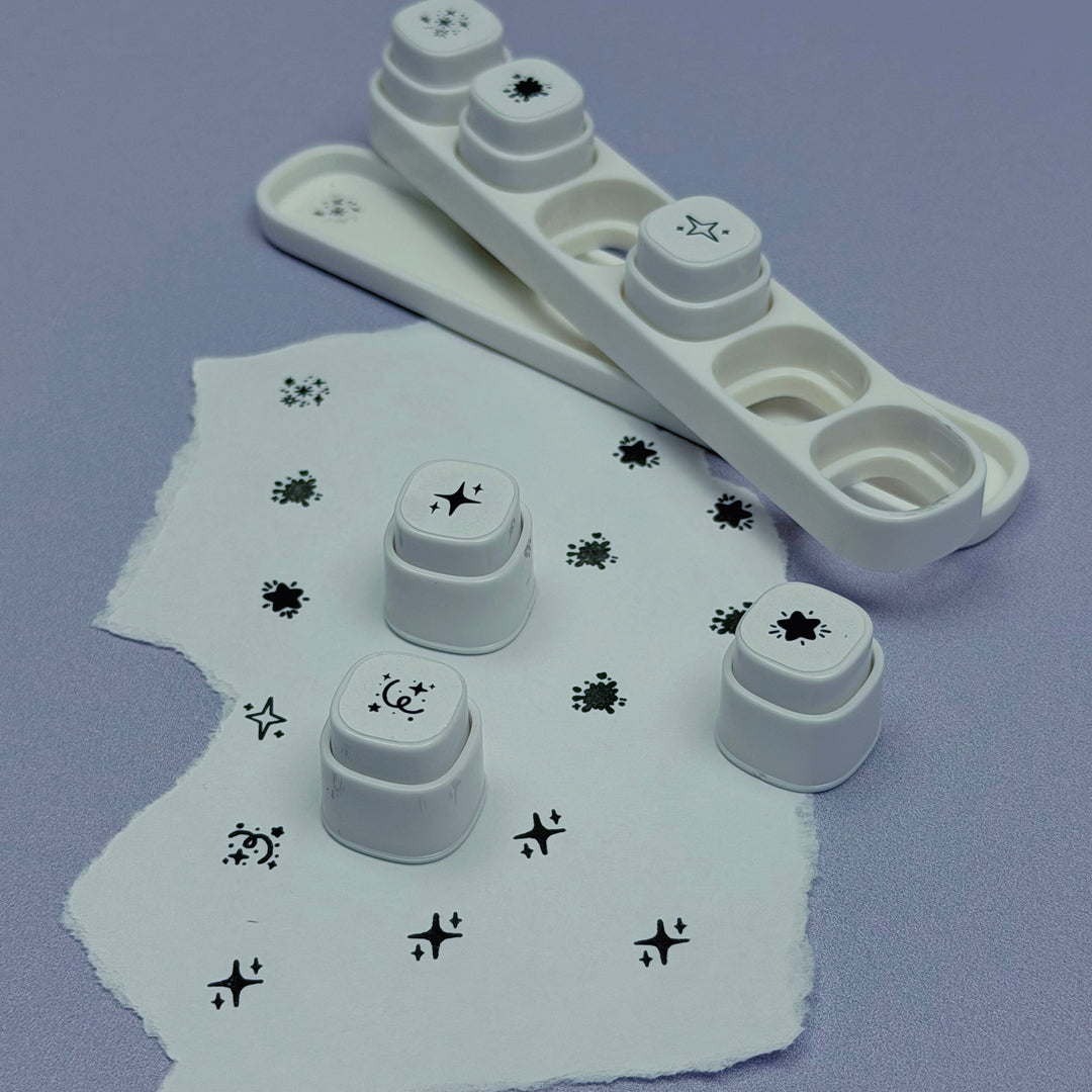 Juego de sellos transparentes Crafty at Heart