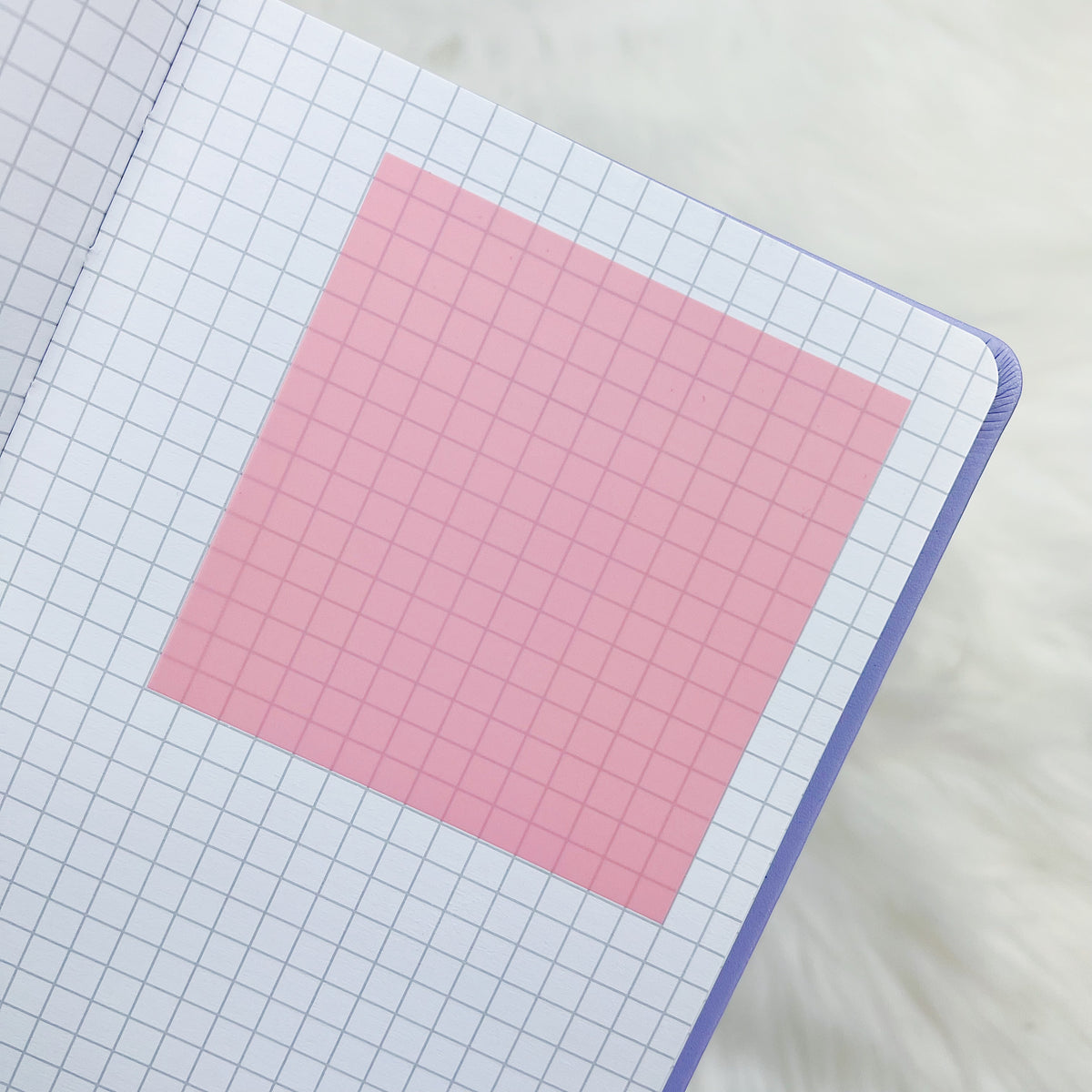 Pink Transparent 3"x3" Sticky Note