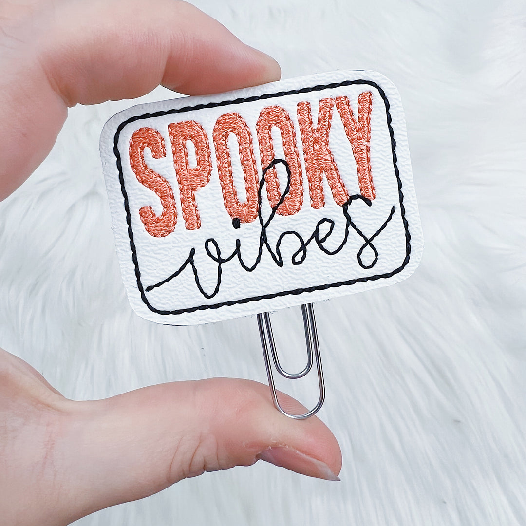 Spooky Vibes Feltie Planner Clip