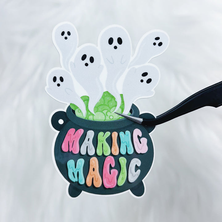 Making Magic Vinyl Sticker Die Cut