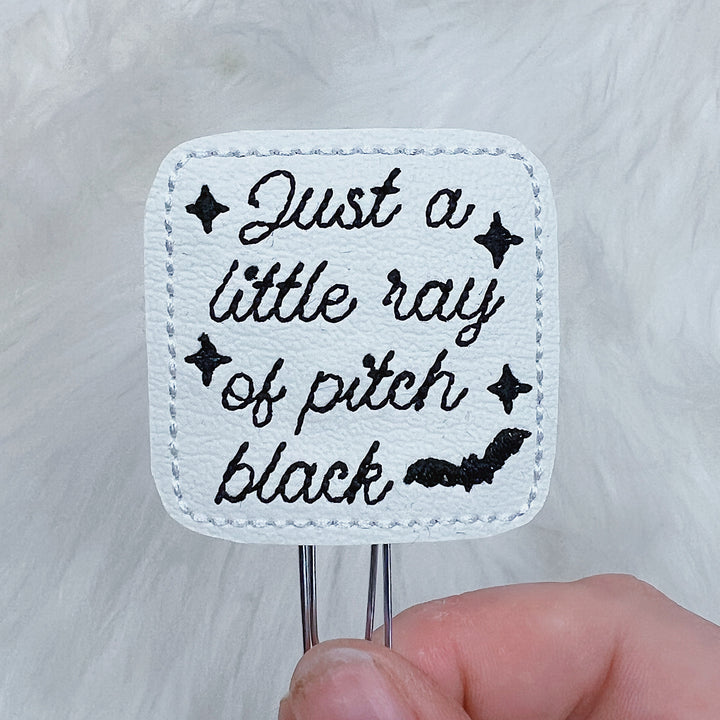 Clip del planificador de Feltie de Ghostie de flores