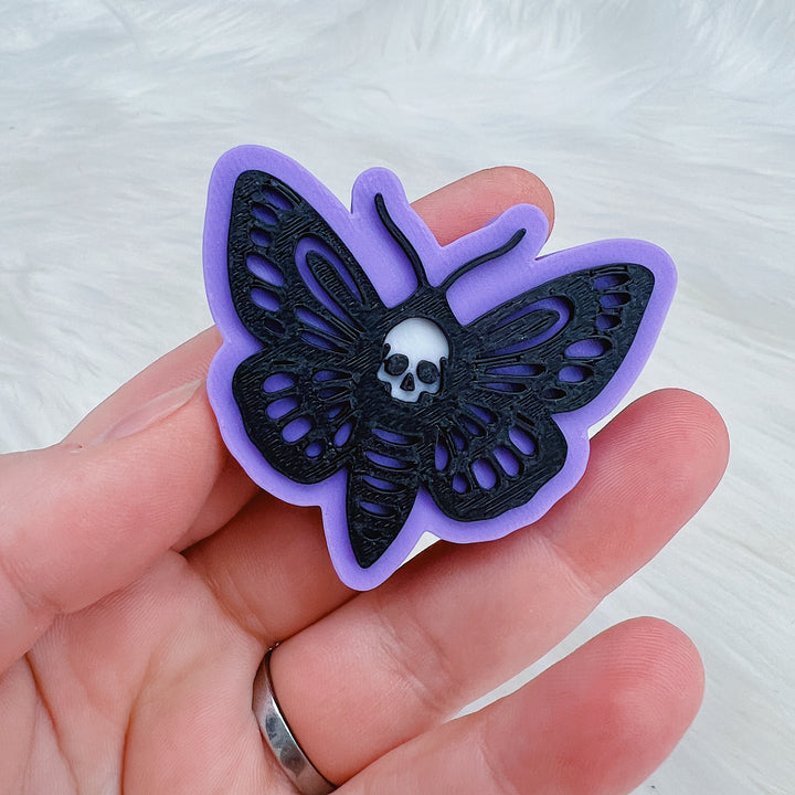 Deadly Moth Straw Buddy | 3D Printed Straw Topper