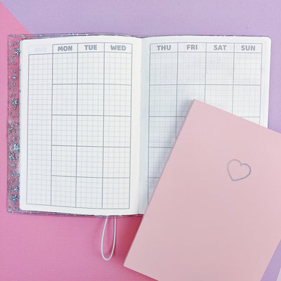 Pink Cover BEE-6 THBS Planner | Tomoe River Paper | TheHoneyBShop
