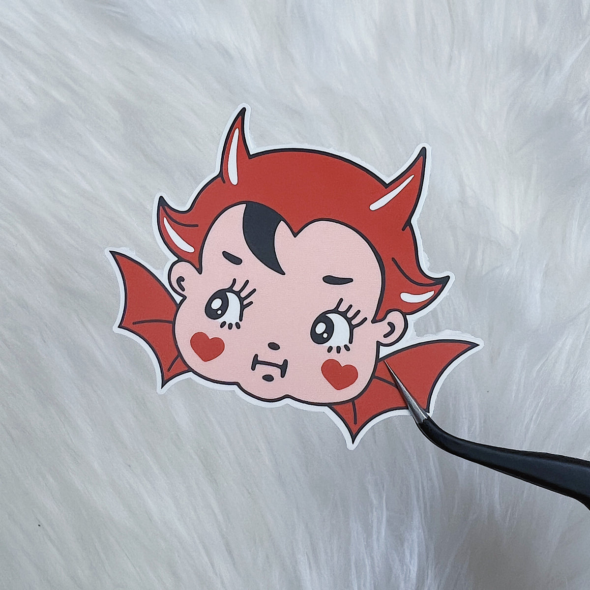 Devil Kewpie Baby Vinyl Sticker Die Cut