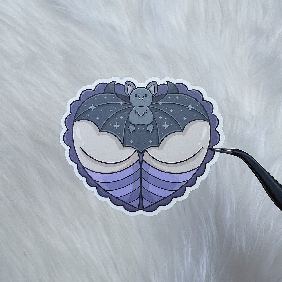 Batty Booty Vinyl Sticker Die Cut | Choose Your Skin Tone!