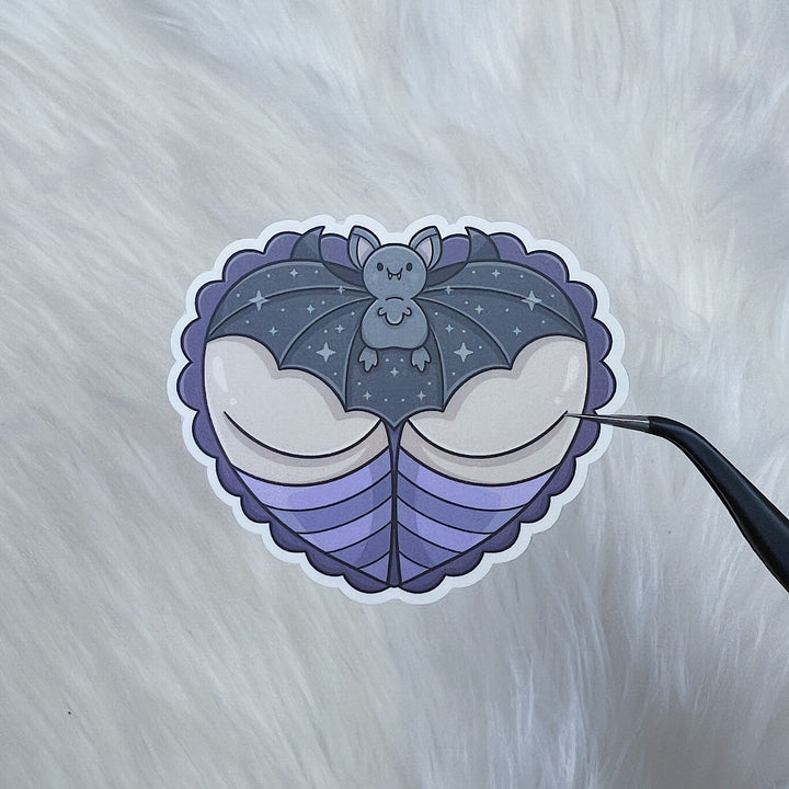 Rainbow Chronic Overthinker vinilo pegatina troquelada