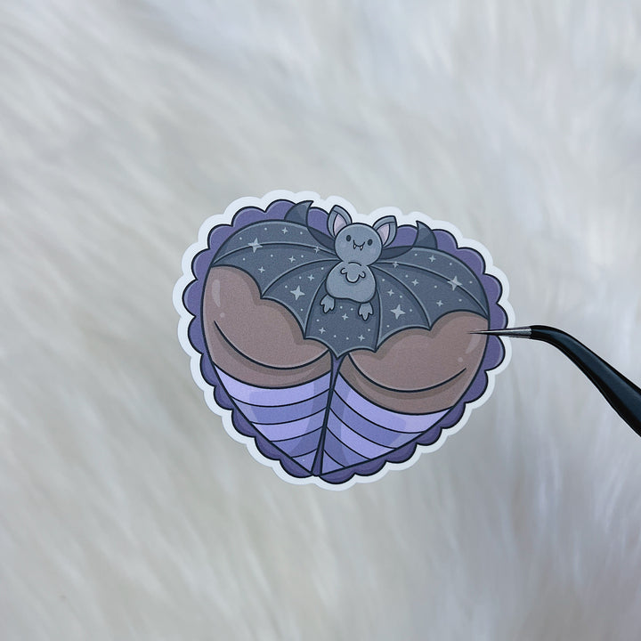 Rainbow Chronic Overthinker vinilo pegatina troquelada