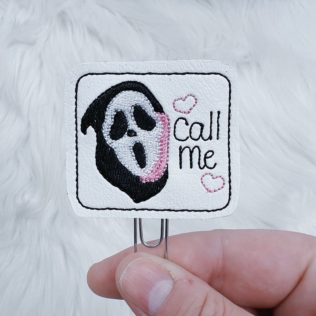 Call Me Feltie Planner Clip | Choose Your Option!