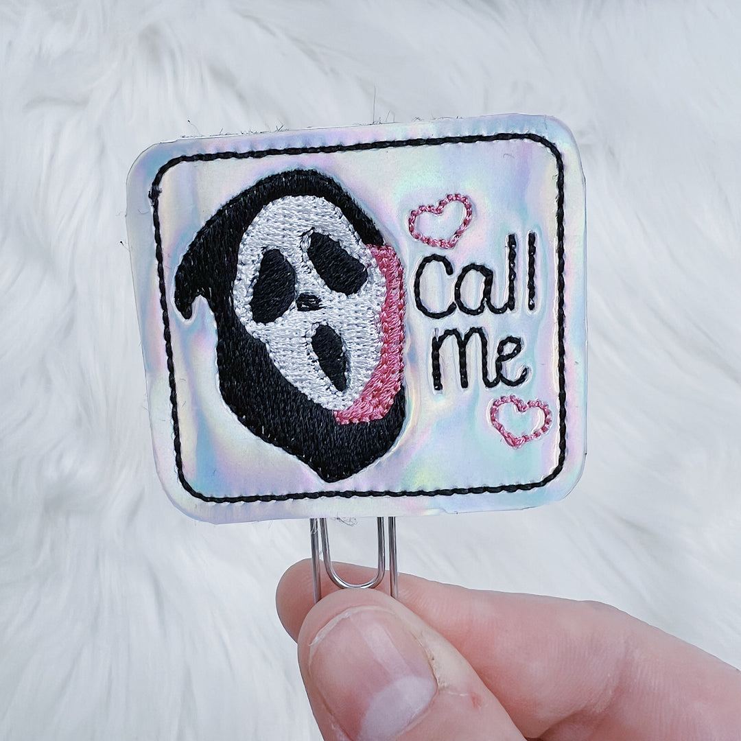 Call Me Feltie Planner Clip | Choose Your Option!