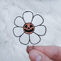 Jack-O-Lantern Daisy Feltie Planner Clip
