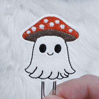 Mushroom Ghostie Feltie Planner Clip | Choose Your Option!
