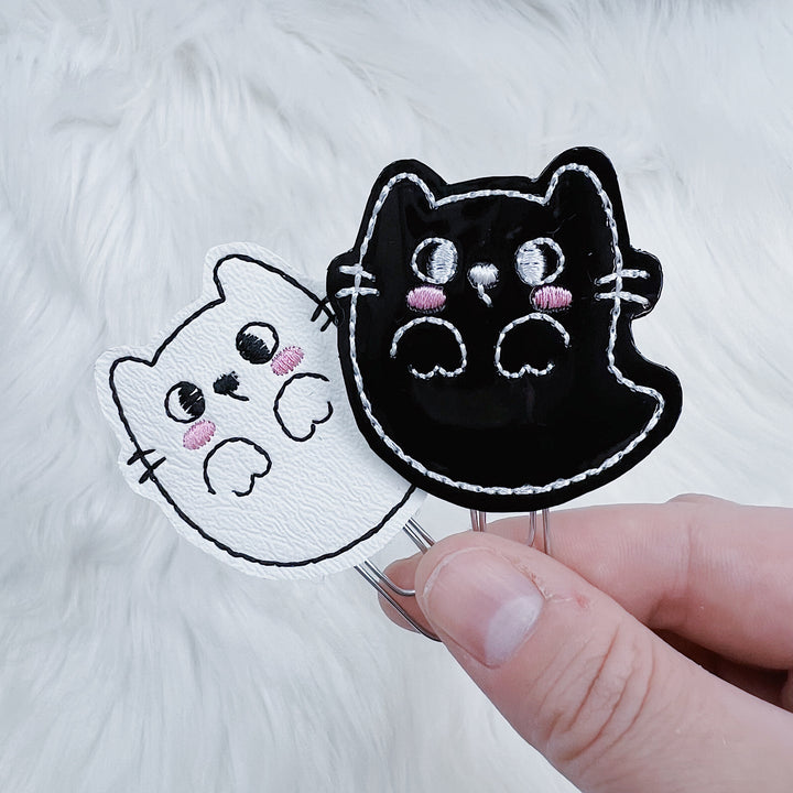 Kitty Ghostie Feltie Planner Clip | Choose Your Option!