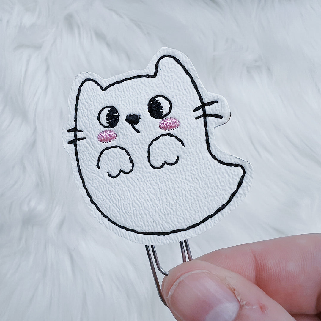 Kitty Ghostie Feltie Planner Clip | Choose Your Option!