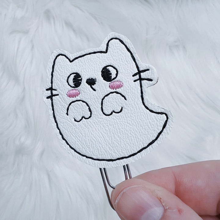 Kitty Ghostie Feltie Planner Clip | Choose Your Option!