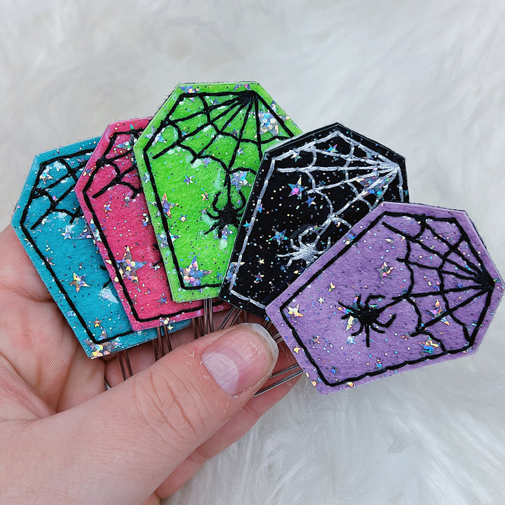 Coffin Star Jelly Feltie Planner Clip | Choose Your Color Option!