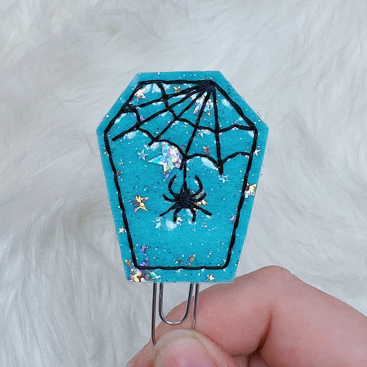 Coffin Star Jelly Feltie Planner Clip | Choose Your Color Option!
