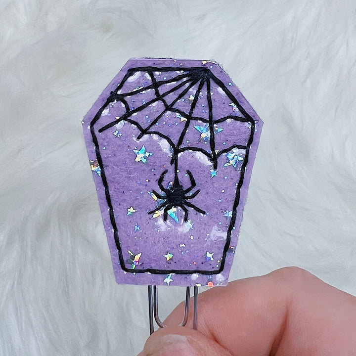 Coffin Star Jelly Feltie Planner Clip | Choose Your Color Option!