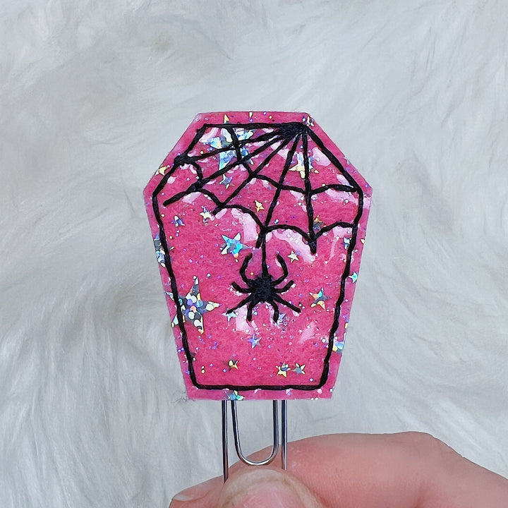Coffin Star Jelly Feltie Planner Clip | Choose Your Color Option!