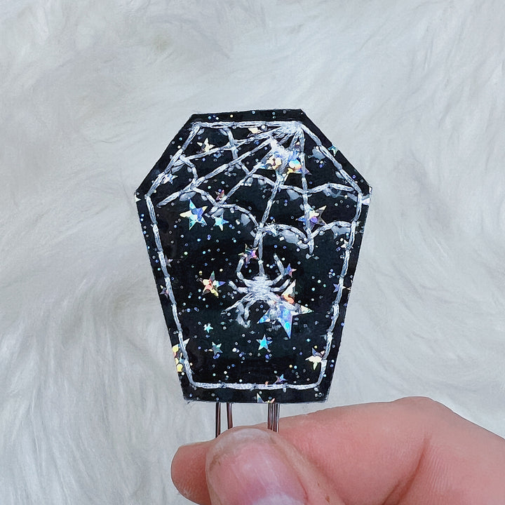 Coffin Star Jelly Feltie Planner Clip | Choose Your Color Option!