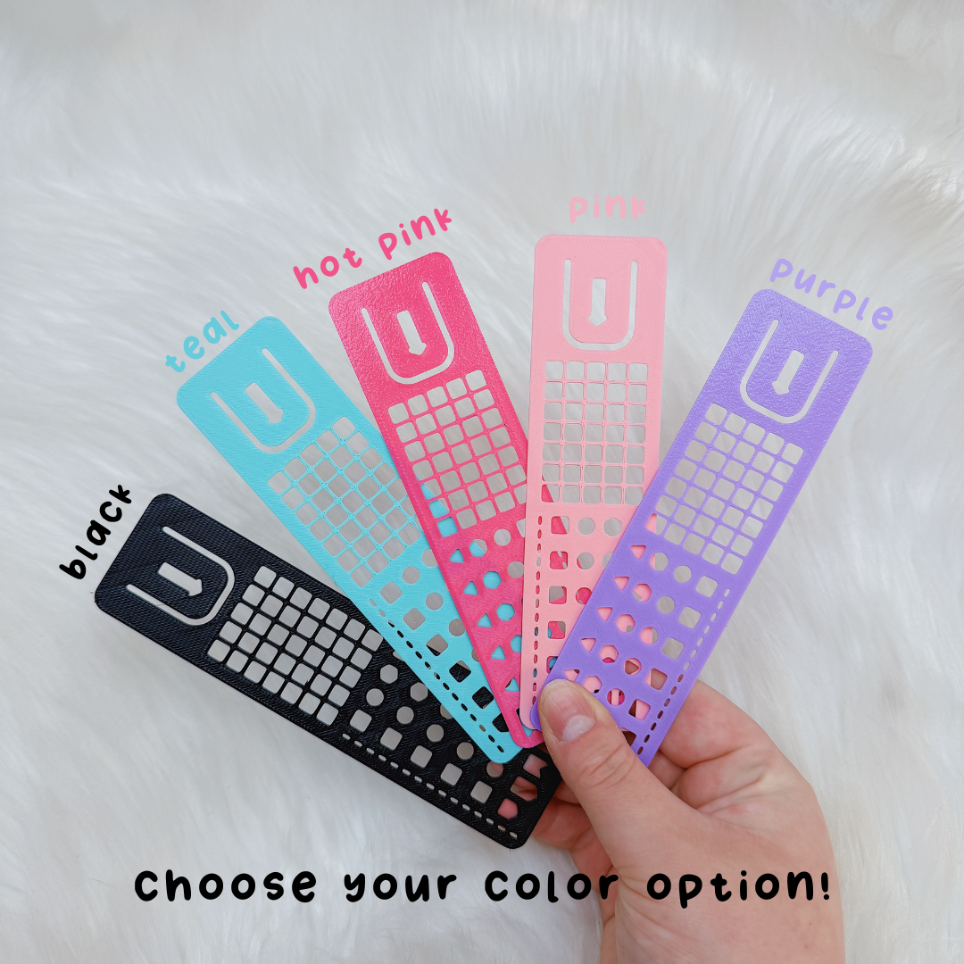 Bookmark Stencil for Bullet Journaling + Planning | Choose your Color Option!