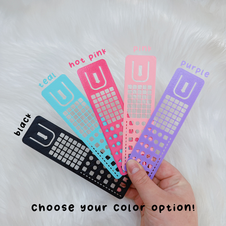 Bookmark Stencil for Bullet Journaling + Planning | Choose your Color Option!
