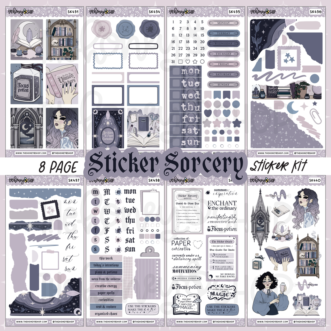 Sticker Sorcery | 8 Page Sticker Kit Bundle