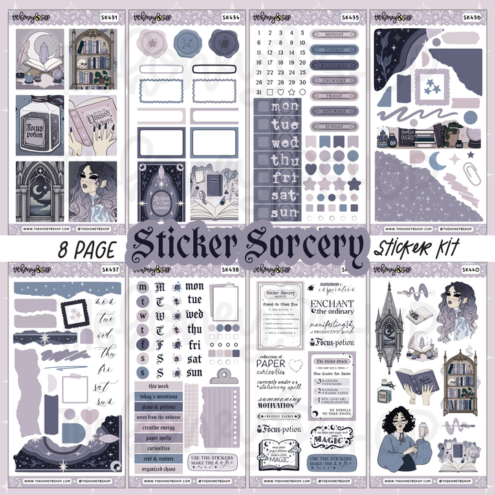 Sticker Sorcery | 8 Page Sticker Kit Bundle