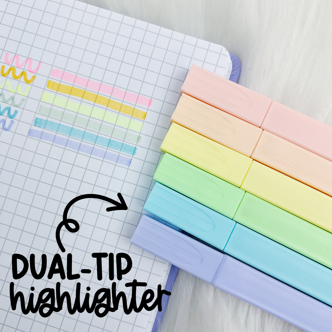 Rainbow Dual-Tip Highlighter | Choose Your Color