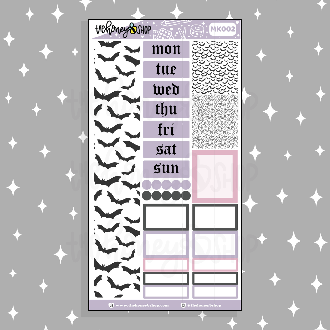 Kit mensual Pastel Halloween BEE6 | Se adapta al planificador BEE6 TRP.