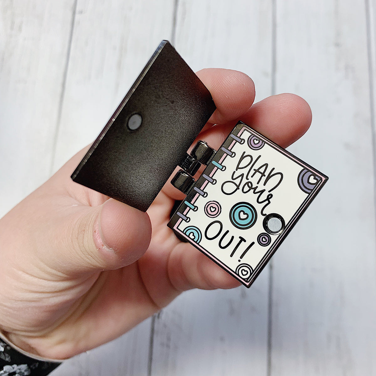 Planner Babe Enamel Trinket | OPENS + CLOSES