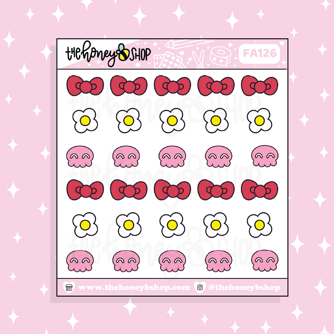 Hello Honey Icons Doodle Sticker