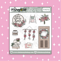 Hogar dulce hogar Deco Doodle Pegatina