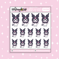 Kuromi Doodle Sticker