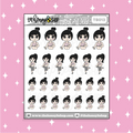 Fitness BabeBees Doodle Sticker | Choose Your Skin Tone!