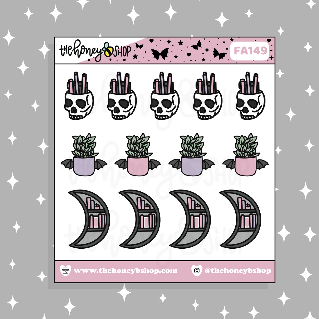 Pastel Halloween Lifestyle Deco 2 Doodle Sticker