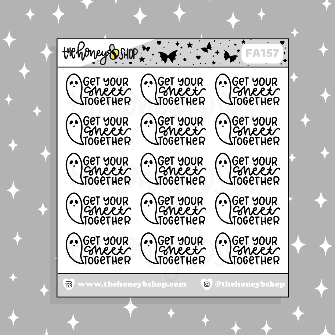 Get Your Sheet Together Doodle Sticker