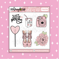 Pegatina Just Peachy Deco Doodle | ¡Elige tu tono de piel!