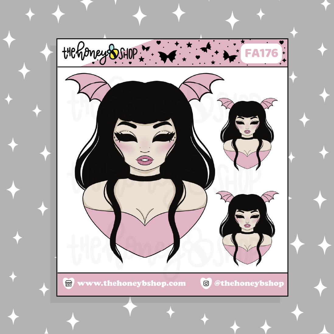 Pegatina de Doodle de bebé extravagante pastel | ¡Elige tu tono de piel!