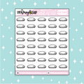 Silhouette (Desktop Cutter) Icon Doodle Planner Sticker