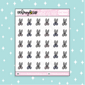 Scissors Icon Doodle Planner Sticker