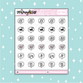 Dog Care Bubs Doodle Planner Sticker