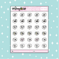 Cat Care Bubs Doodle Planner Sticker