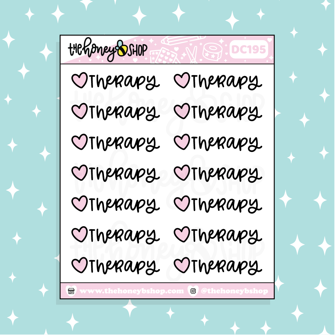 Therapy Doodle Planner Sticker
