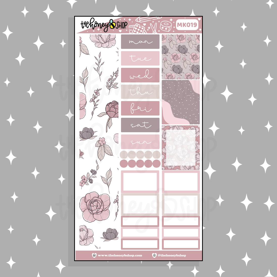Grace BEE6 Monthly Kit | Fits BEE6 TRP Planner