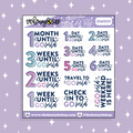 Go WILD Countdown Doodle Sticker