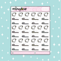 Tooth + Tooth Brush Icon Doodle Sticker