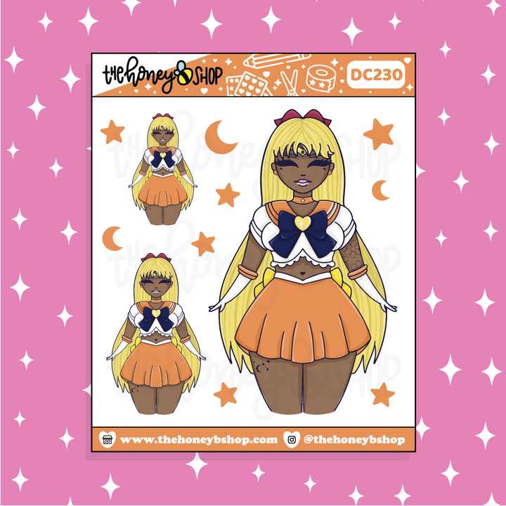 Tattoo Sailor Venus Babe Doodle Sticker | Choose your Skin Tone!