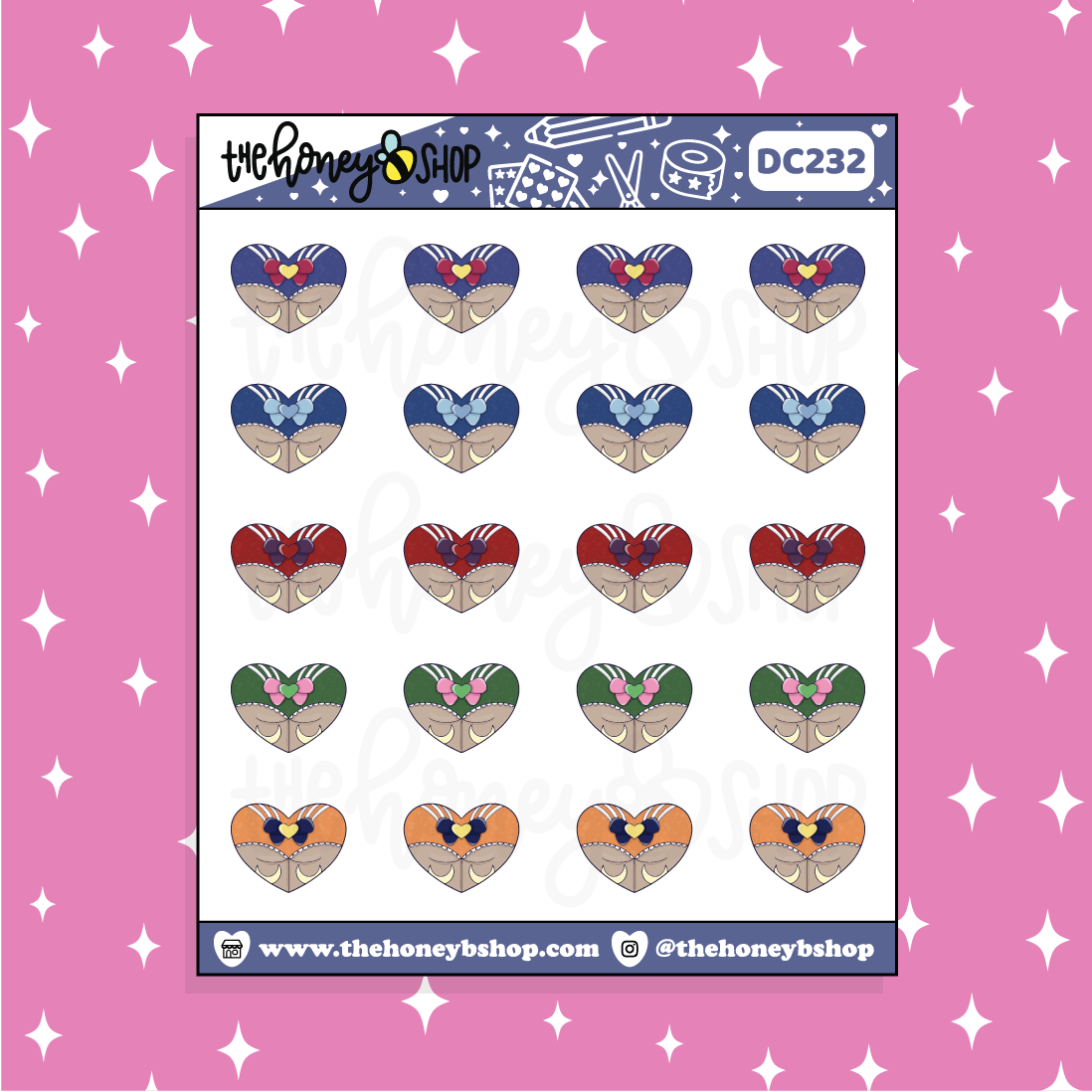 Sailor Scout Booties Doodle Sticker | Choose your Skin Tone!