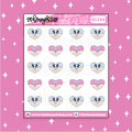 Pastel Sailor Scout Booties Doodle Sticker | Choose your Skin Tone!