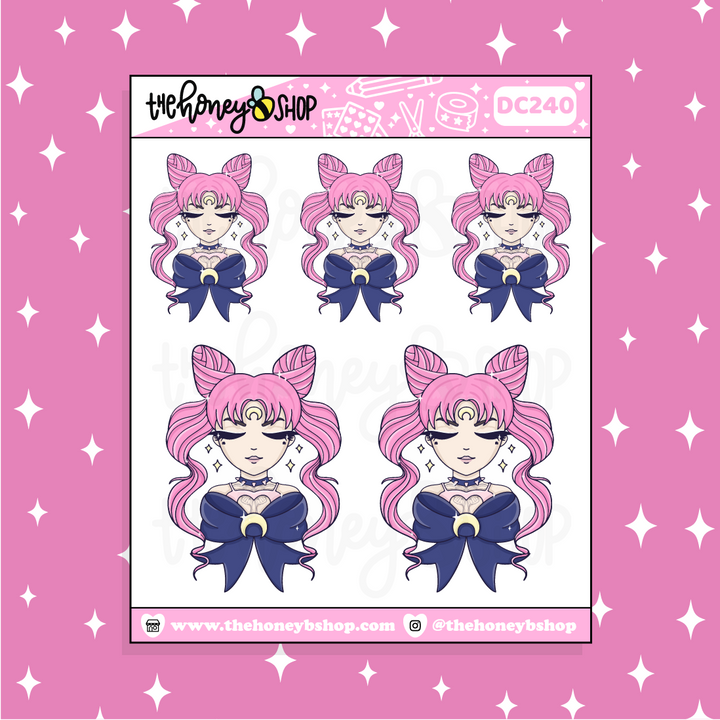 Wicked Lady Babe Doodle Sticker | Choose your Skin Tone!